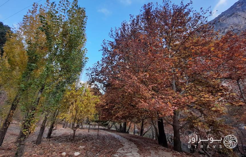 تنگ بستانک شیراز در پاییز